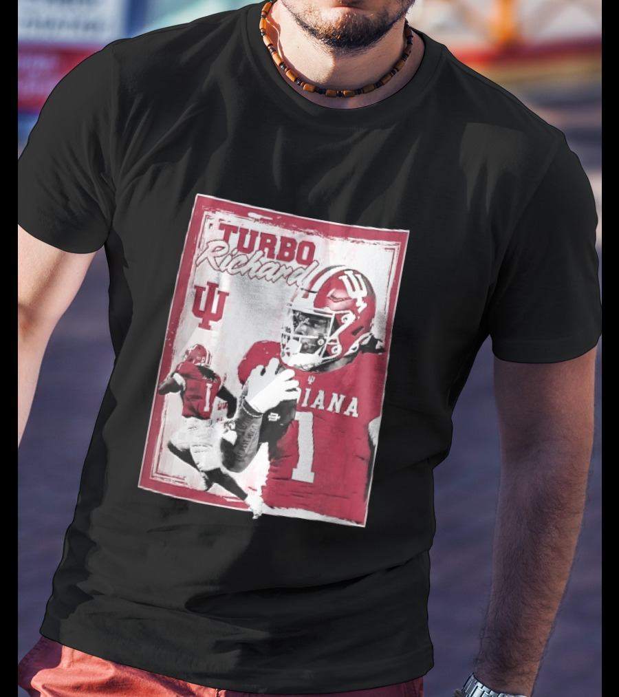 Turbo Richard Indiana Football Player IU Sports Helmets T-Shirt