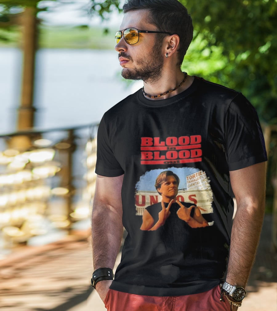 Blood In Blood Out Hand Gesture Tortillas Tamales Carnitas Image T-Shirt