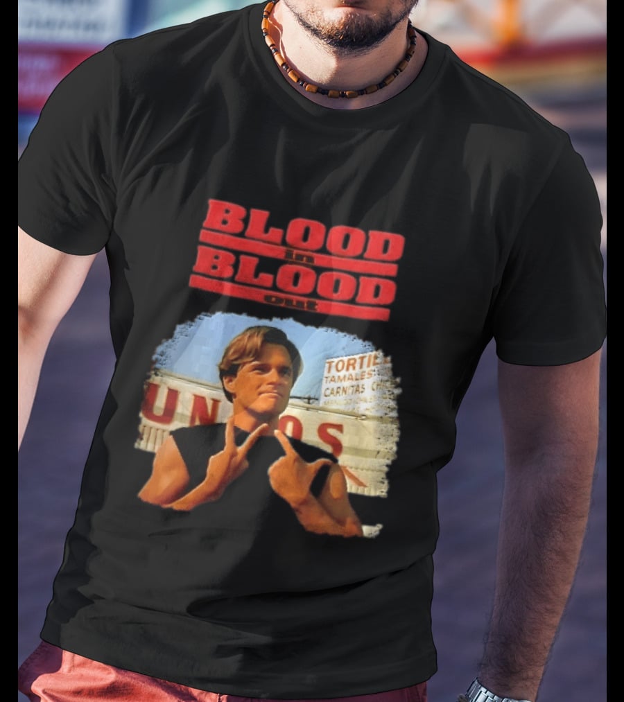 Blood In Blood Out Hand Gesture Tortillas Tamales Carnitas Image T-Shirt