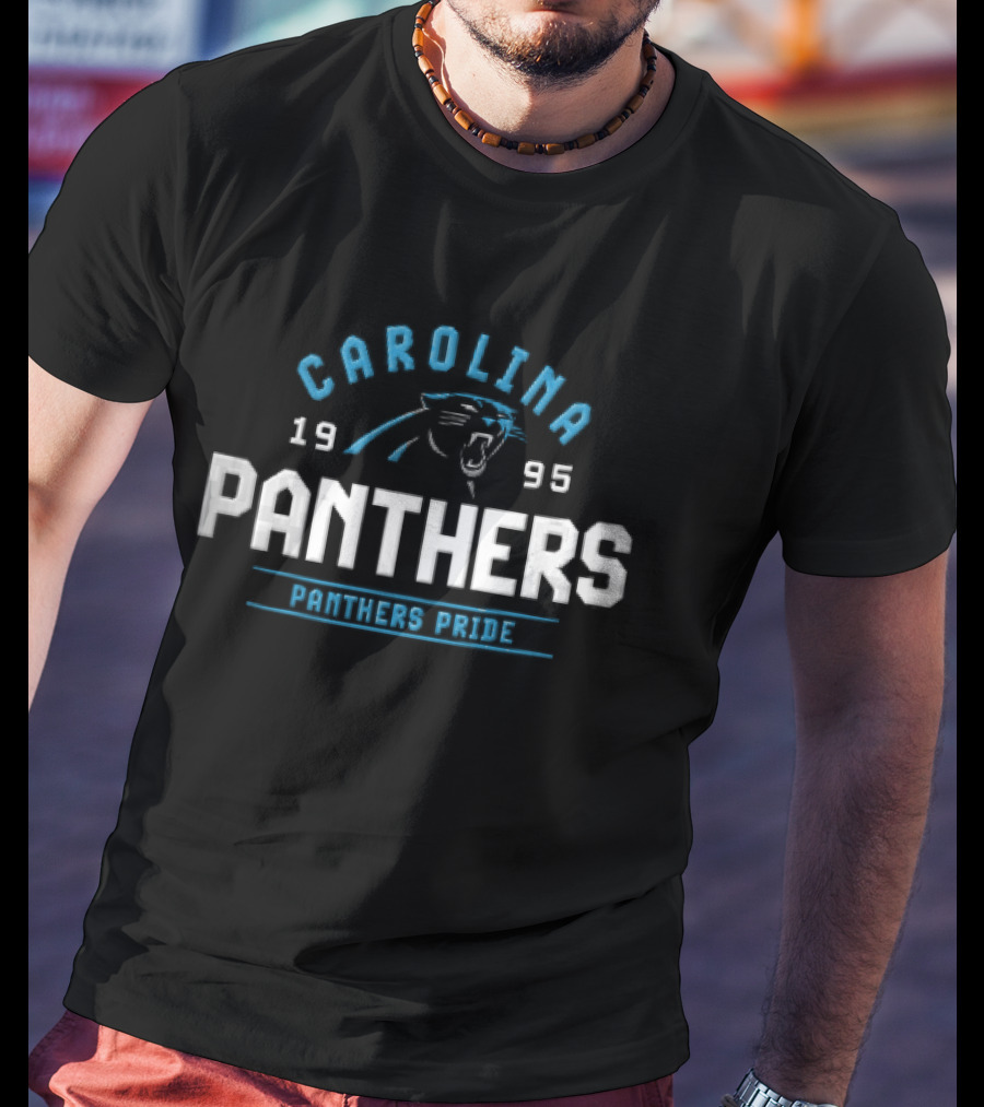 Carolina Panthers 1995 Panther Pride Roaring Head T-Shirt