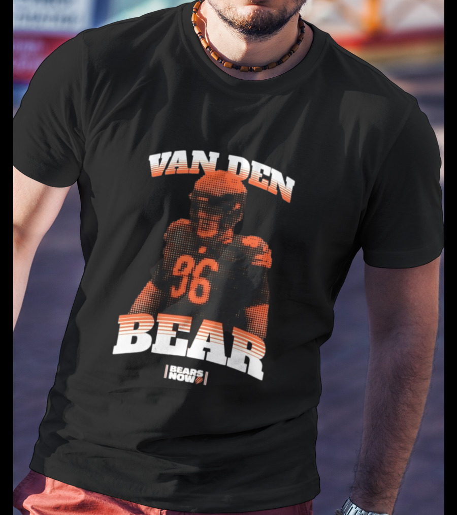 Van Den Bear Chicago Bears 36 T-Shirt