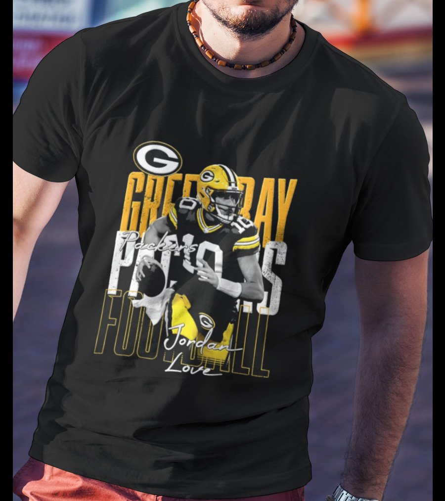 Green Bay Packers Football Jordan Love T-Shirt