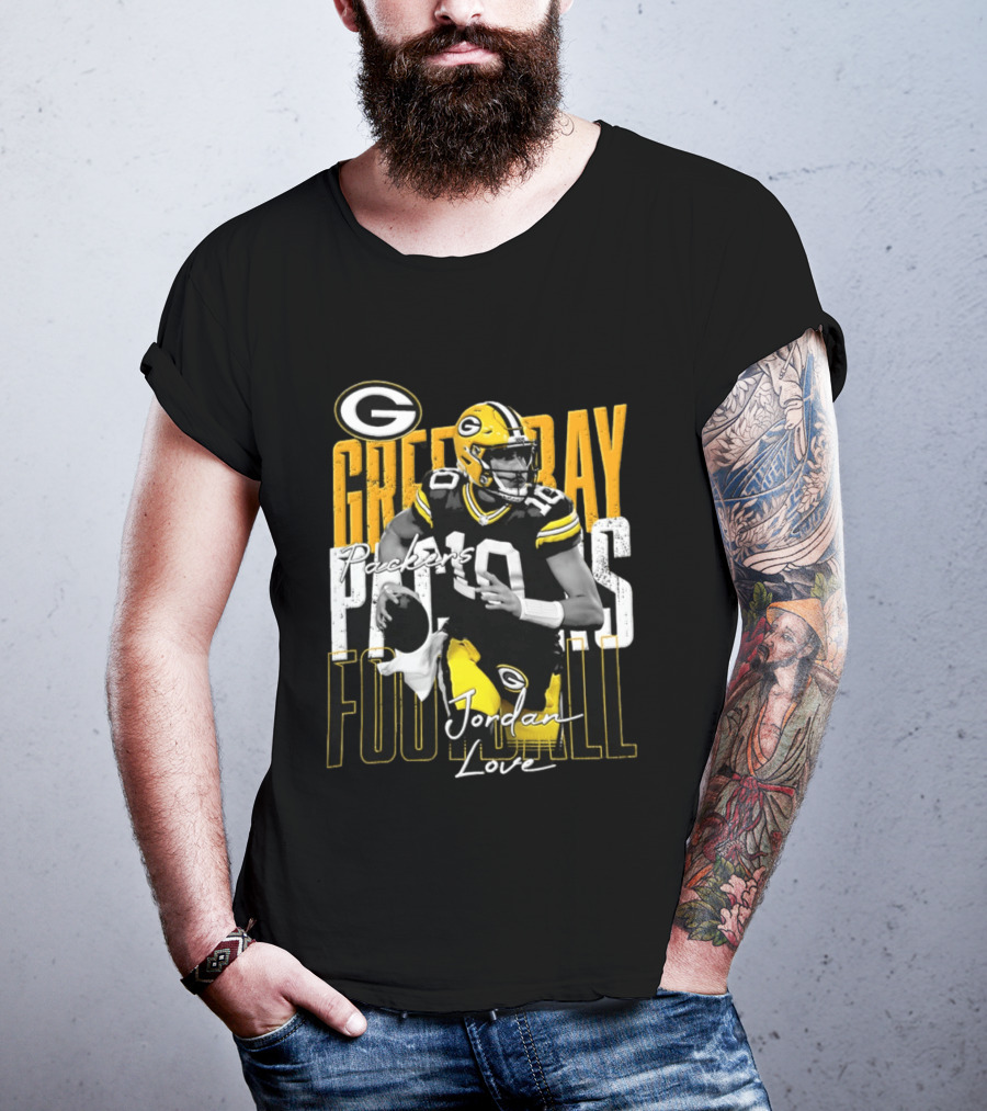 Green Bay Packers Football Jordan Love T-Shirt