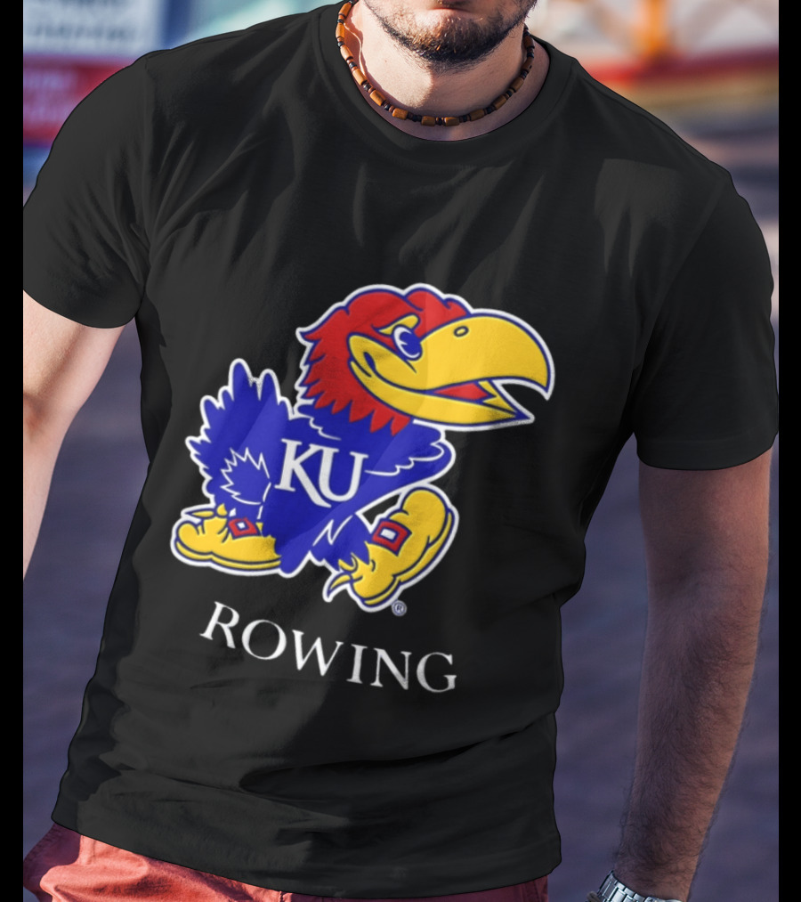 Kansas Jayhawks KU Rowing T-Shirt