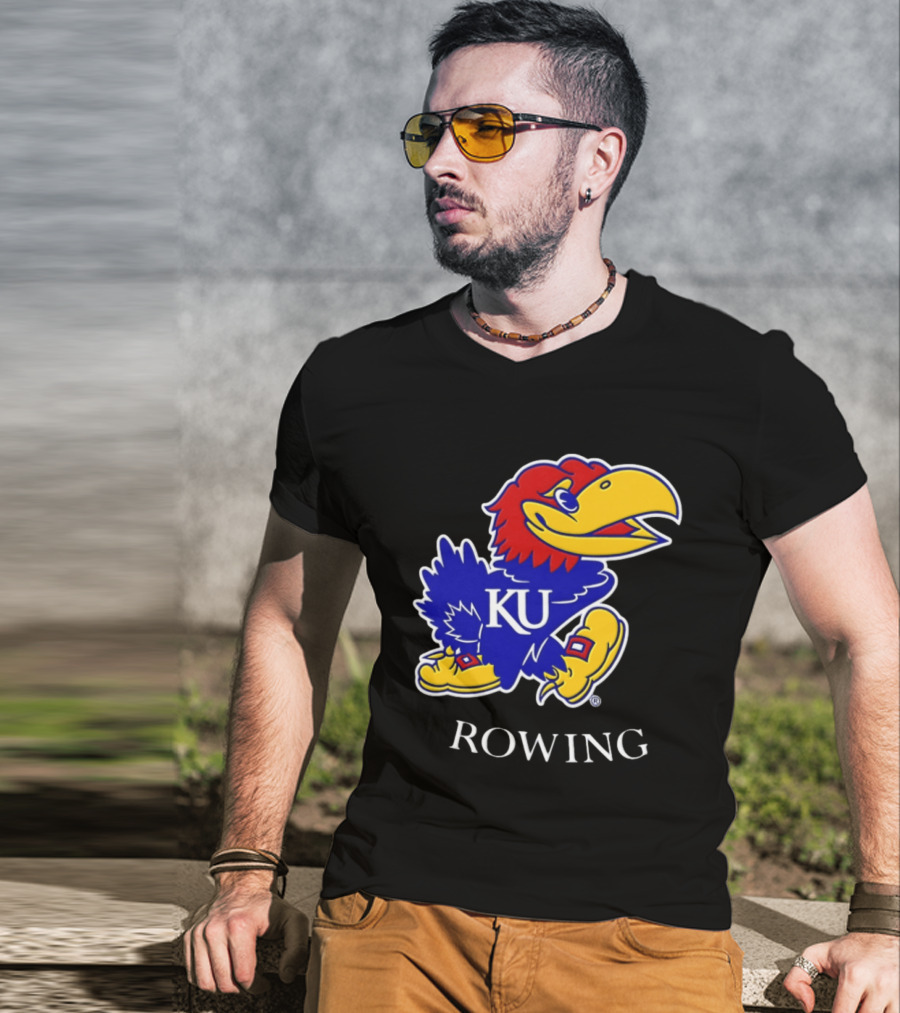 Kansas Jayhawks KU Rowing T-Shirt