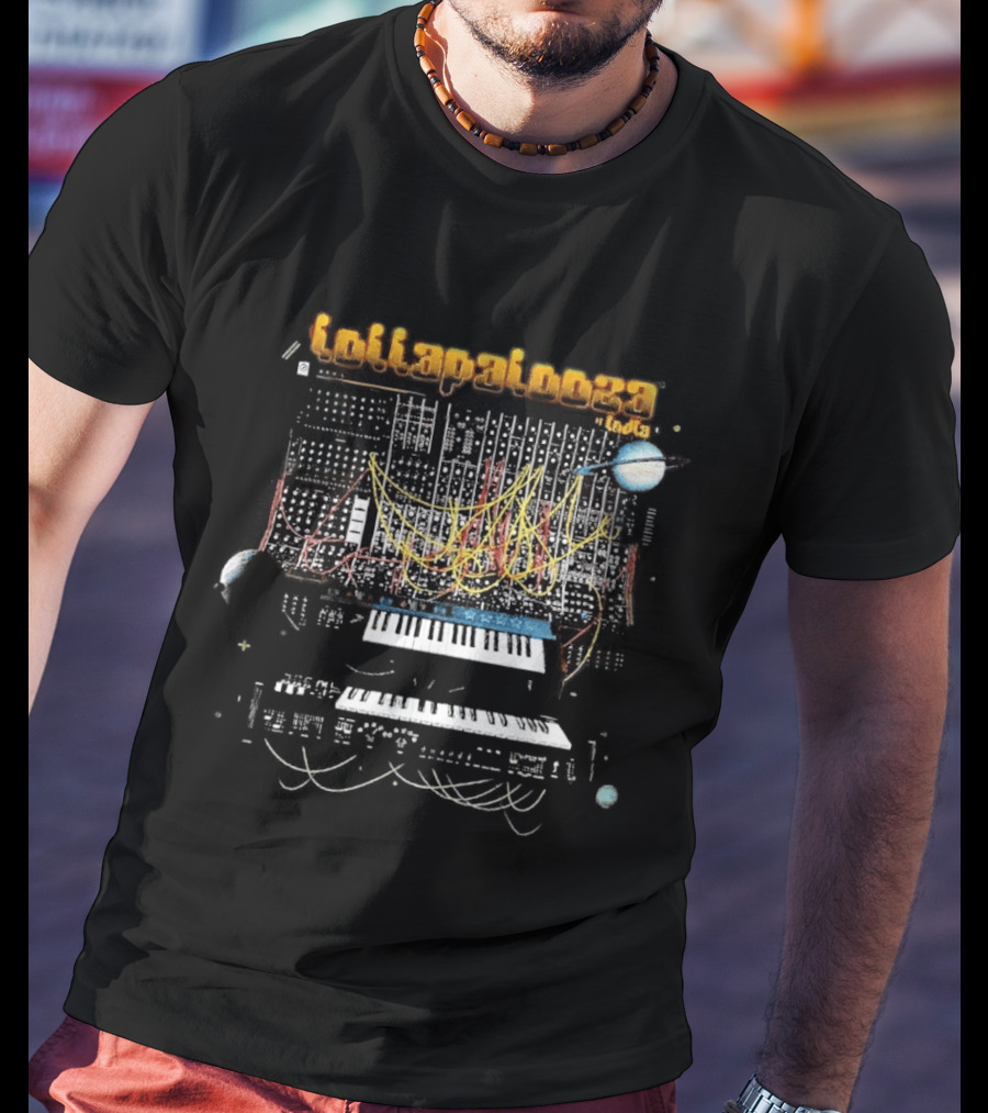Lollapalooza India 2027 The Original Synth Keyboard Planet T-Shirt