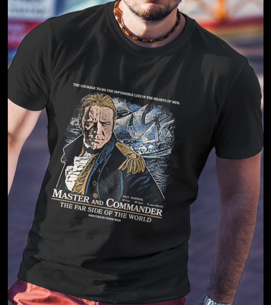 Master And Commander The Far Side Of The World HMS Surprise T-Shirt