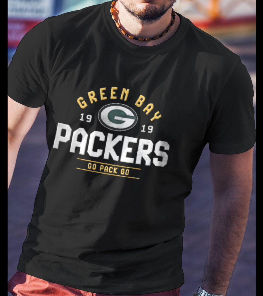 Green Bay Packers 1919 Go Pack Oval G Arch T-Shirt