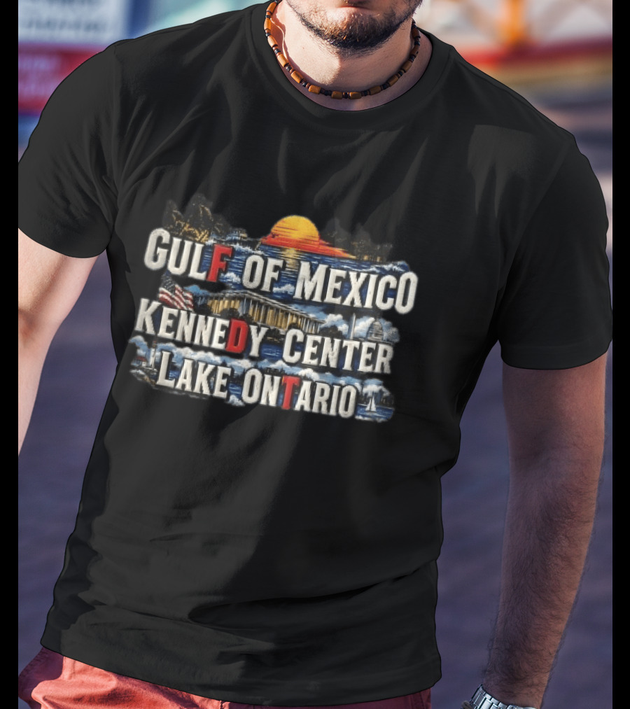 Gulf Of Mexico Sunset Kennedy Center Lake Ontario US Capitol Lighthouse T-Shirt