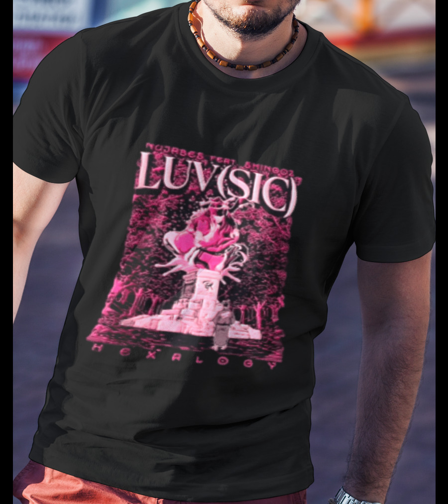 Nujabes Feat Shing02 Luv Sic Hexalogy Pink Statue Visual T-Shirt