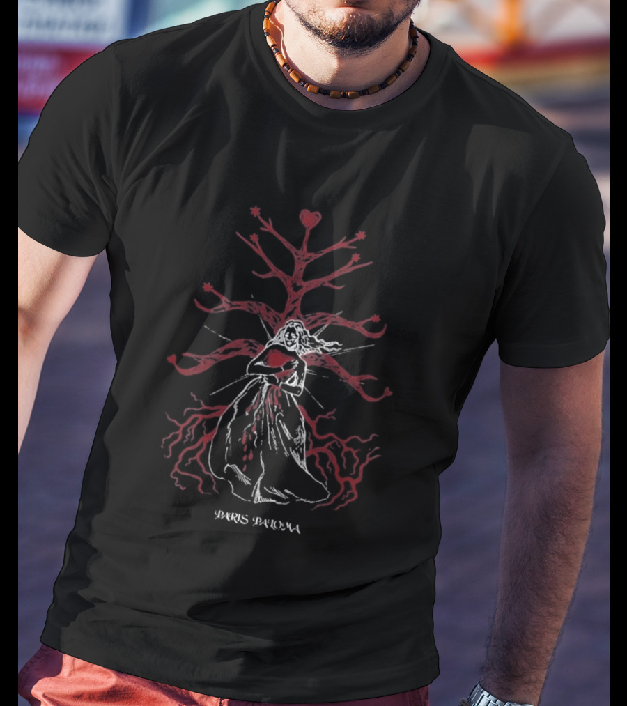 Paris Paloma The Fatal Flaw Heart Tree T-Shirt