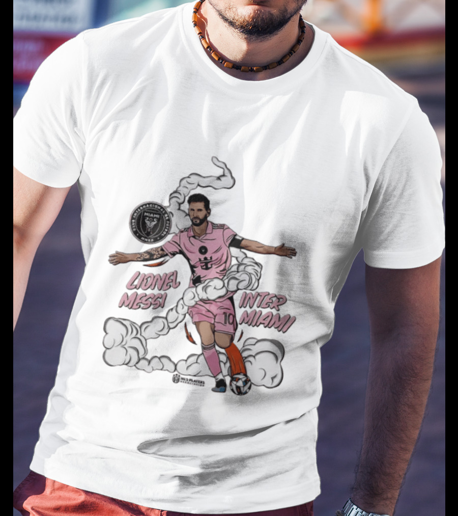 Lionel Messi Inter Miami CF 10 Soccer Player Pose MLS T-Shirt