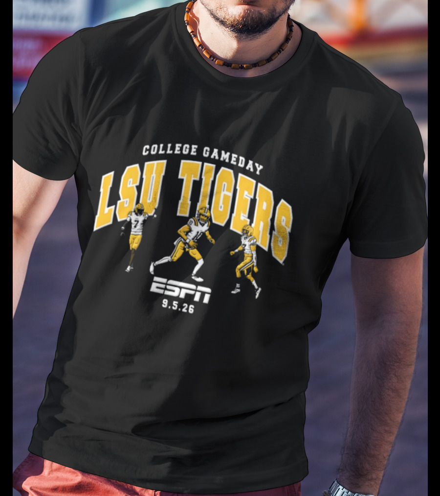 College Gameday LSU Tigers Football ESPN 9.5.26 T-Shirt
