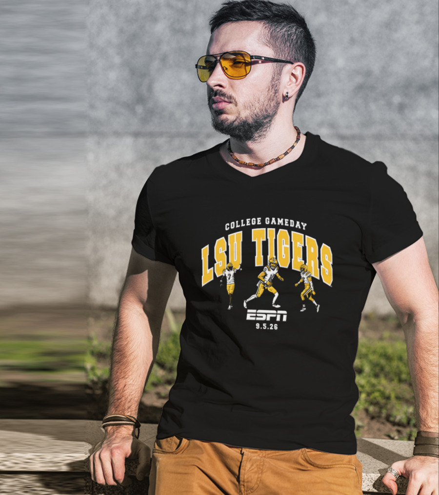 College Gameday LSU Tigers Football ESPN 9.5.26 T-Shirt