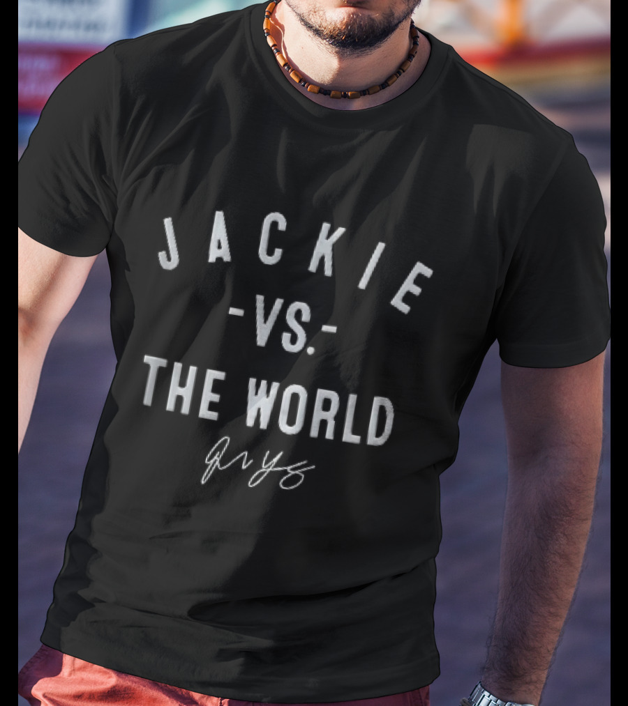Jackie Vs The World Young Arc Script T-Shirt