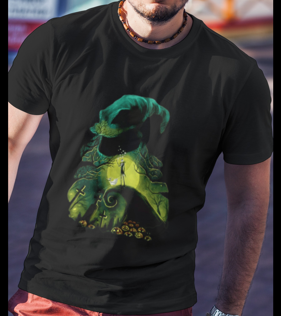 Boogie Nights Jack Skellington Halloween Graveyard Scene T-Shirt