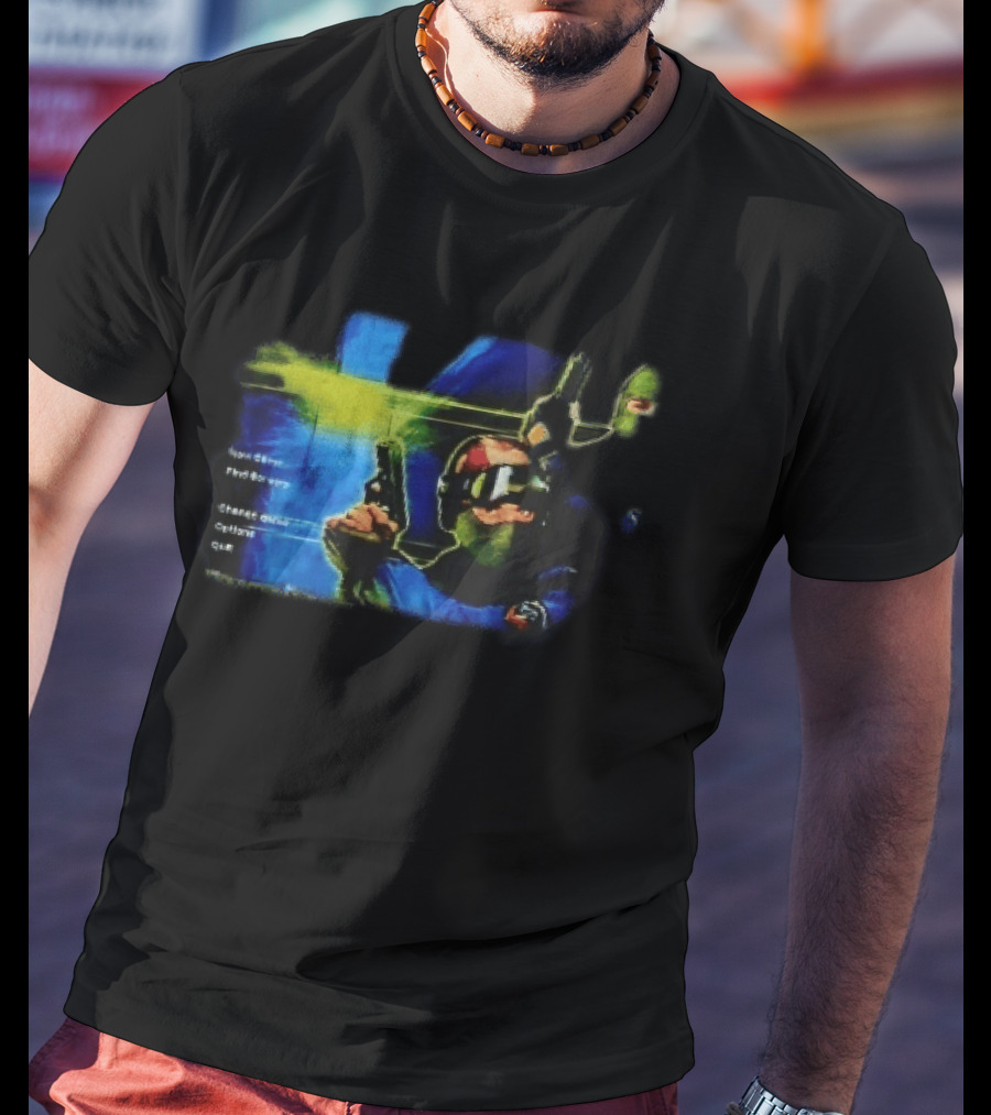 Counter Strike New Game Find Servers Change Options Quit Tactical Soldiers Guns Main Menu Screen T-Shirt