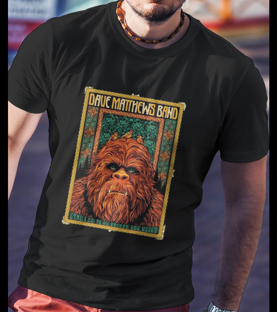 Dave Matthews Band The Gorge Amphitheatre George WA September 5 2026 Event With Orange Creature And Birds T-Shirt