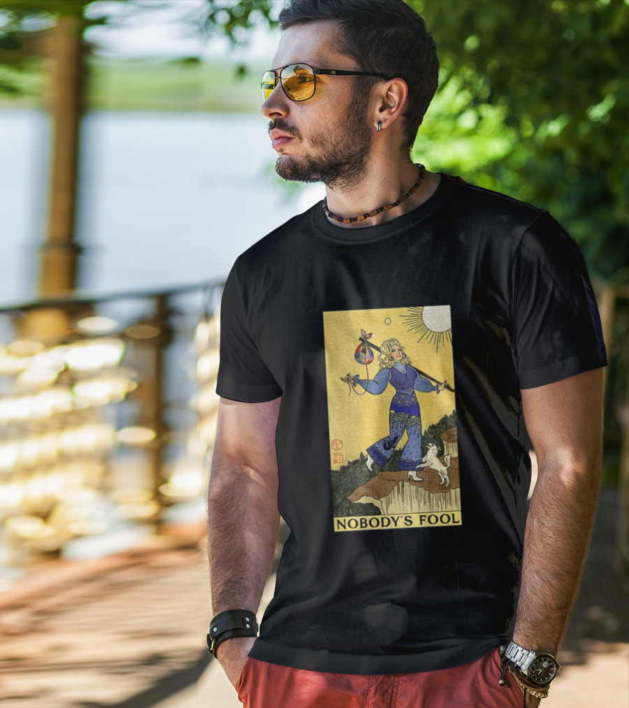 Dolly Parton Nobody's Fool Tarot Card Sun T-Shirt