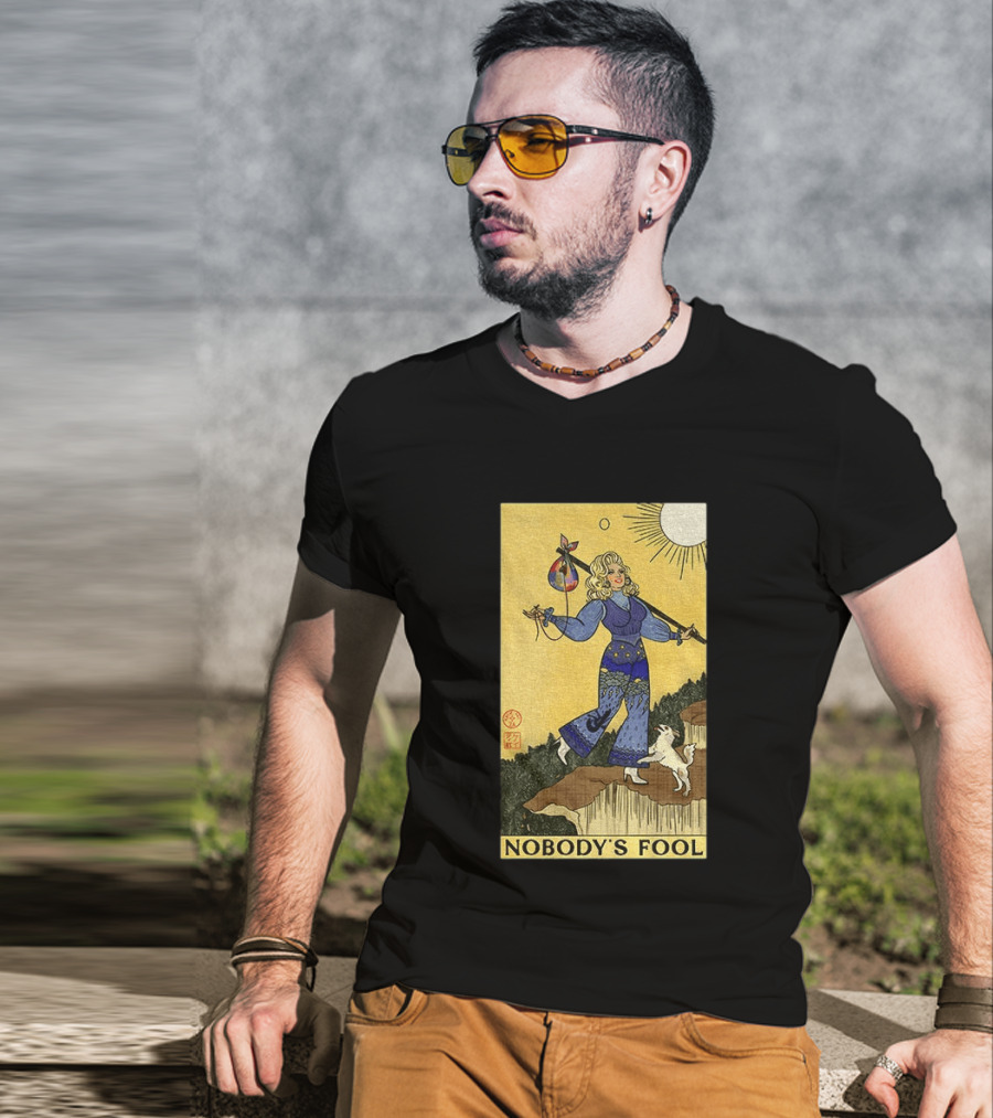 Dolly Parton Nobody's Fool Tarot Card Sun T-Shirt