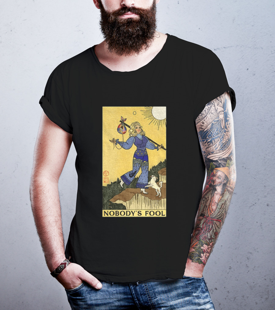 Dolly Parton Nobody's Fool Tarot Card Sun T-Shirt