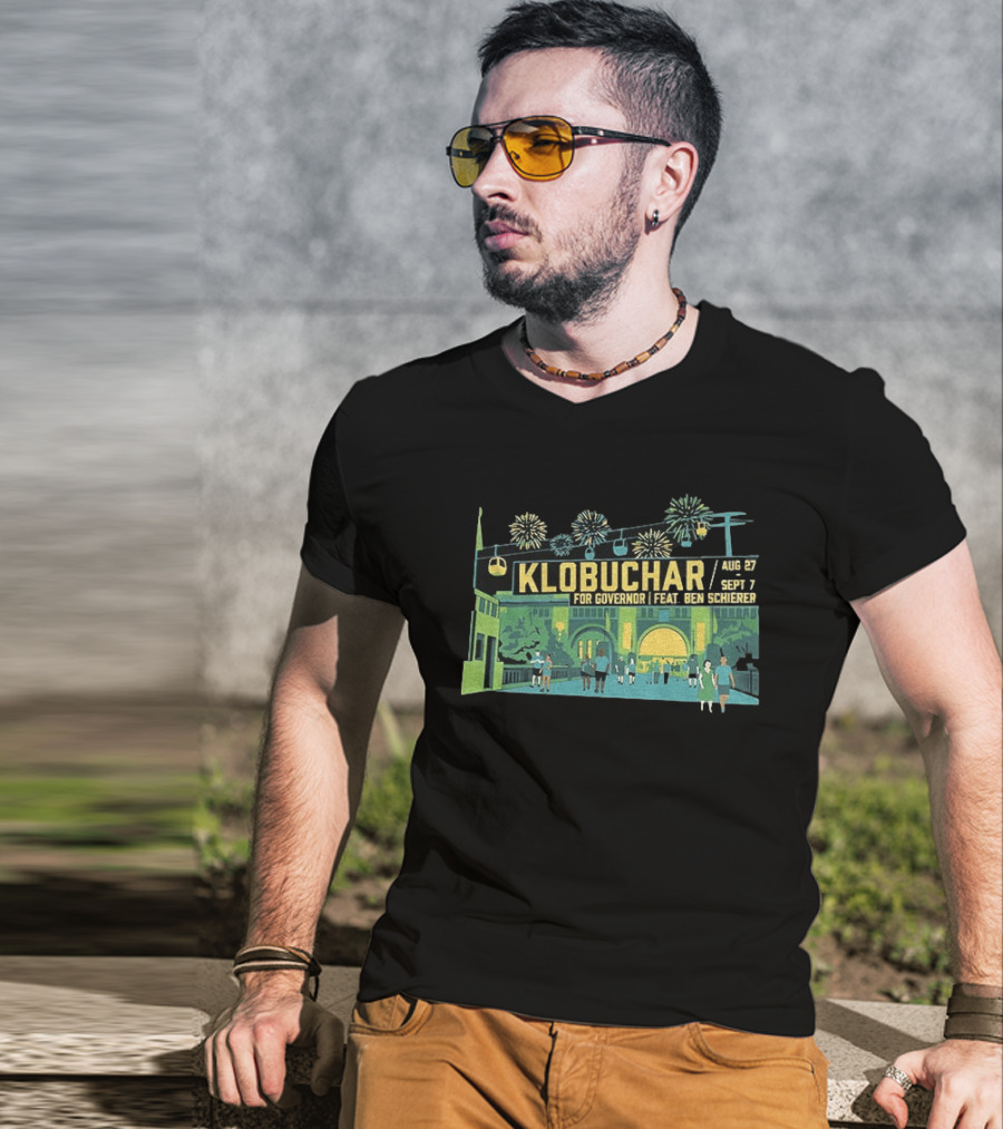 Klobuchar For Governor State Fair Aug 27 Sept 7 Feat Ben Schierer T-Shirt