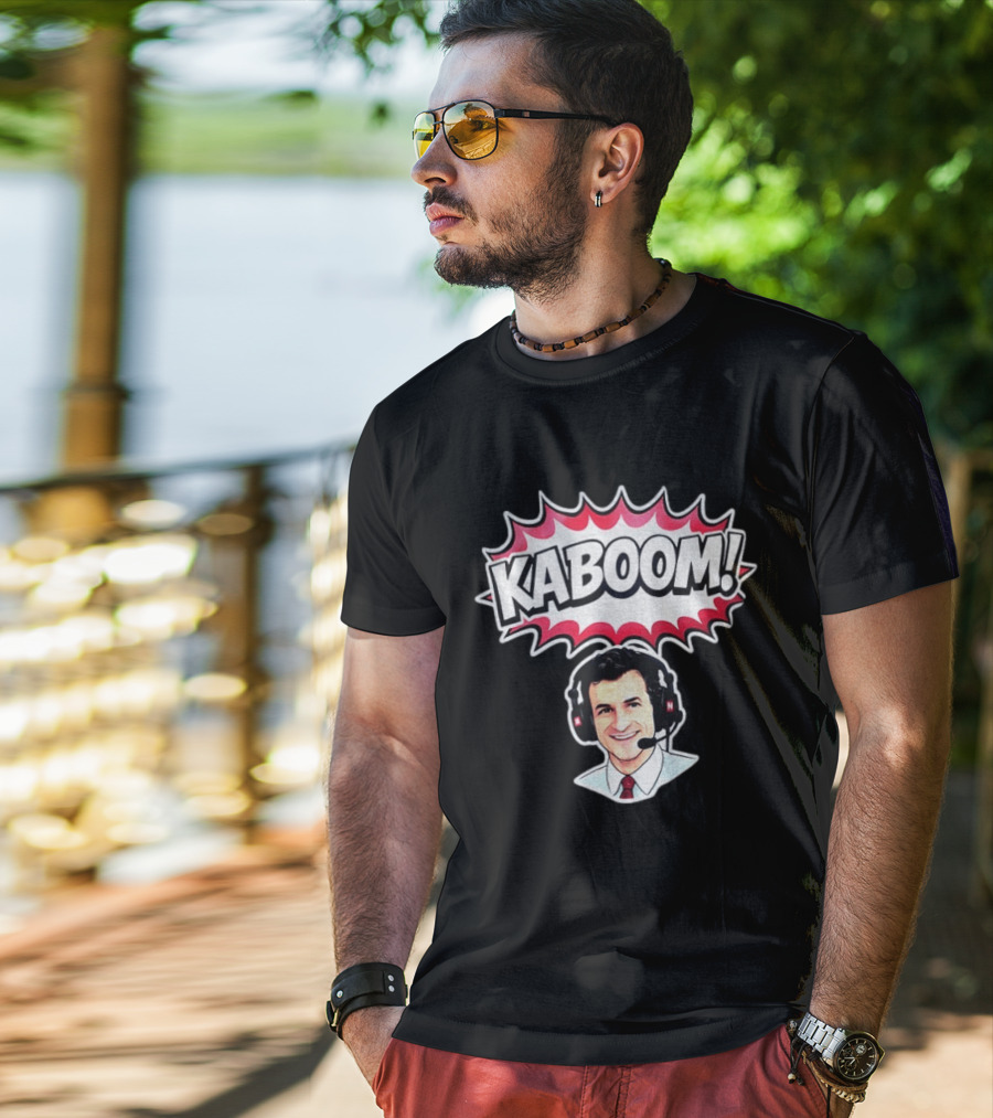 Fred Hoiberg Nebraska Coach Kaboom Kaboom! T-Shirt
