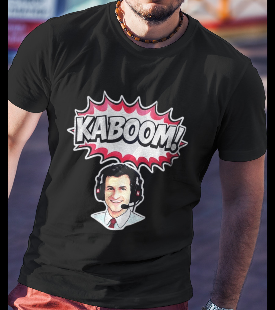 Fred Hoiberg Nebraska Coach Kaboom Kaboom! T-Shirt