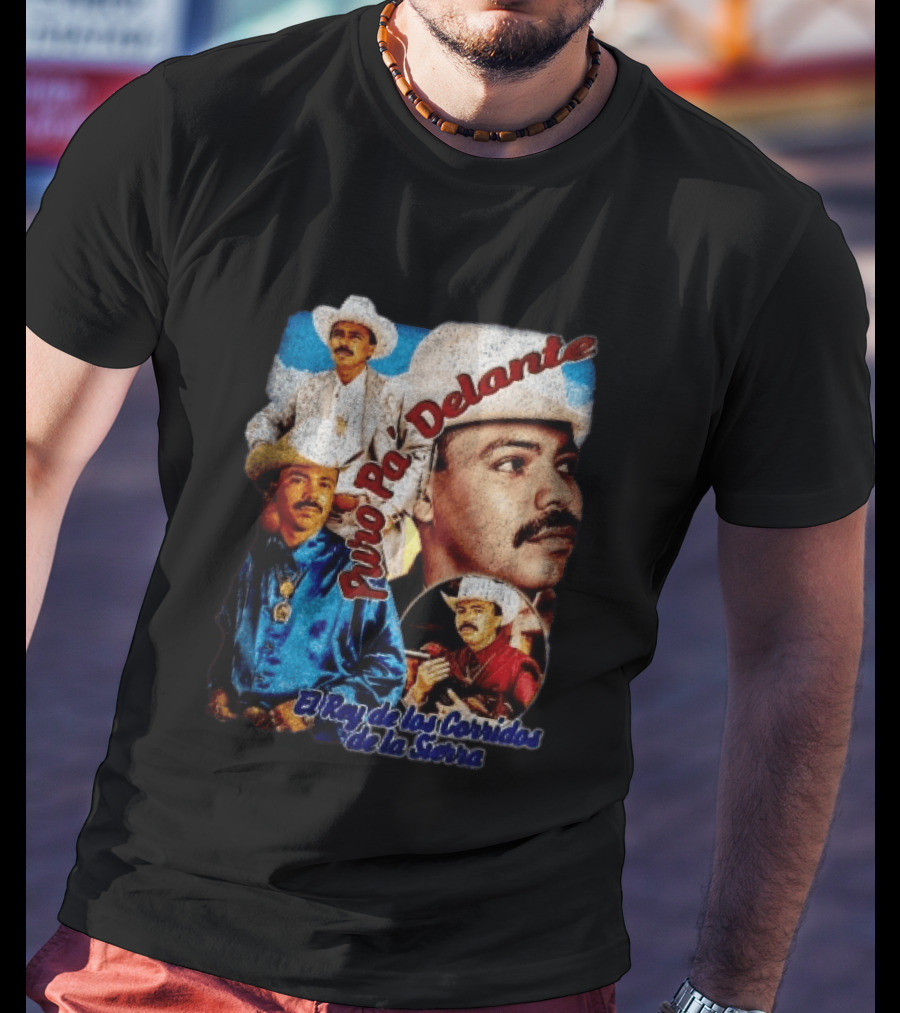 Puro Pa' Delante El Rey De Los Corridos De La Sierra Chalino Sanchez T-Shirt