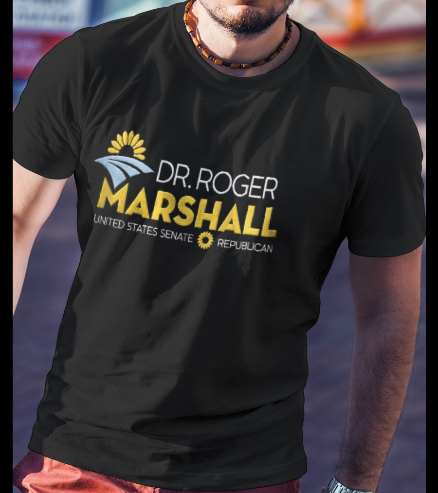 Dr Roger Marshall Sunflower United States Senate Republican T-Shirt