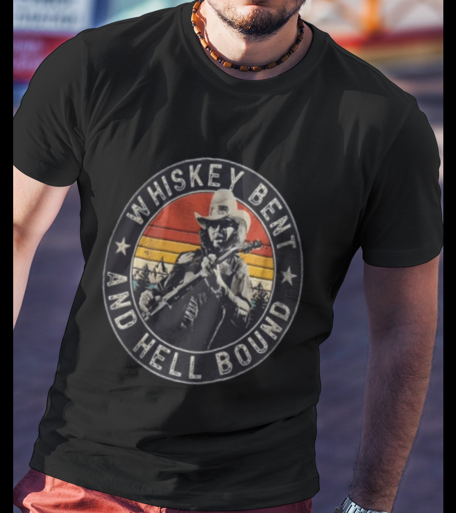 Whiskey Bent And Hell Bound Hank Williams Jr Music T-Shirt