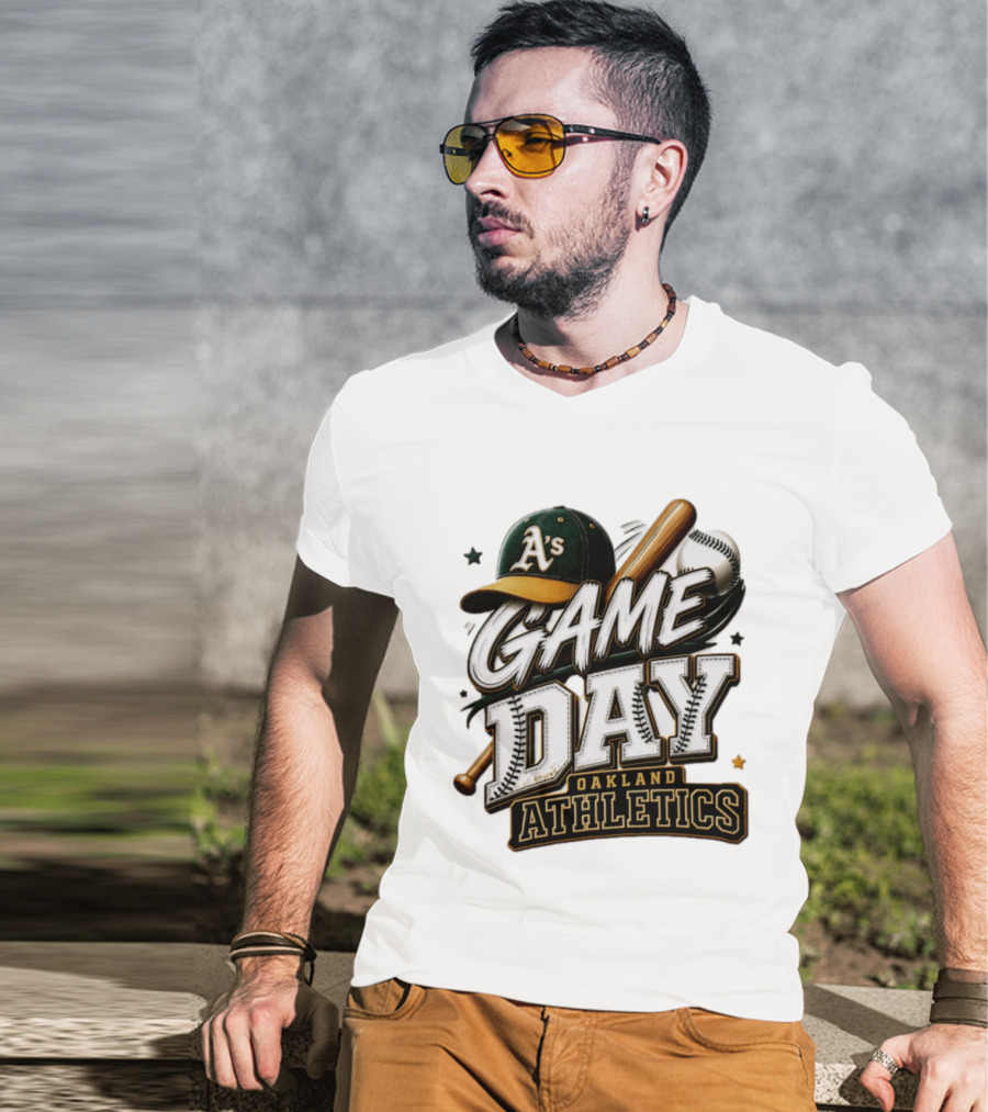Oakland Athletics MLB Game Day A's Baseball 2026 T-Shirt