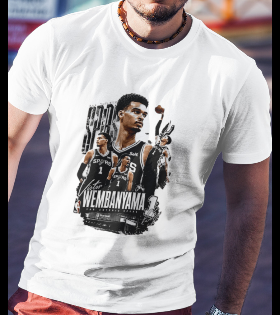 Victor Wembanyama San Antonio Spurs NBA Basketball Self 1 T-Shirt
