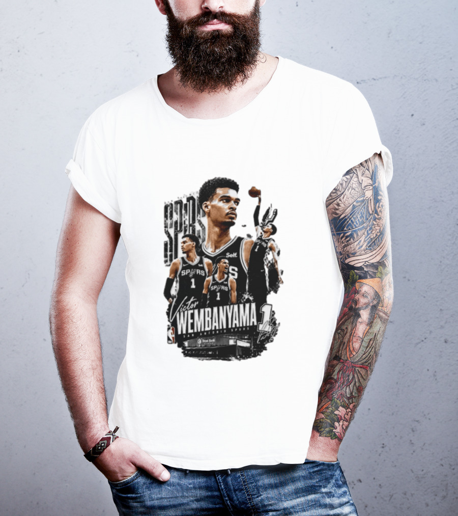 Victor Wembanyama San Antonio Spurs NBA Basketball Self 1 T-Shirt