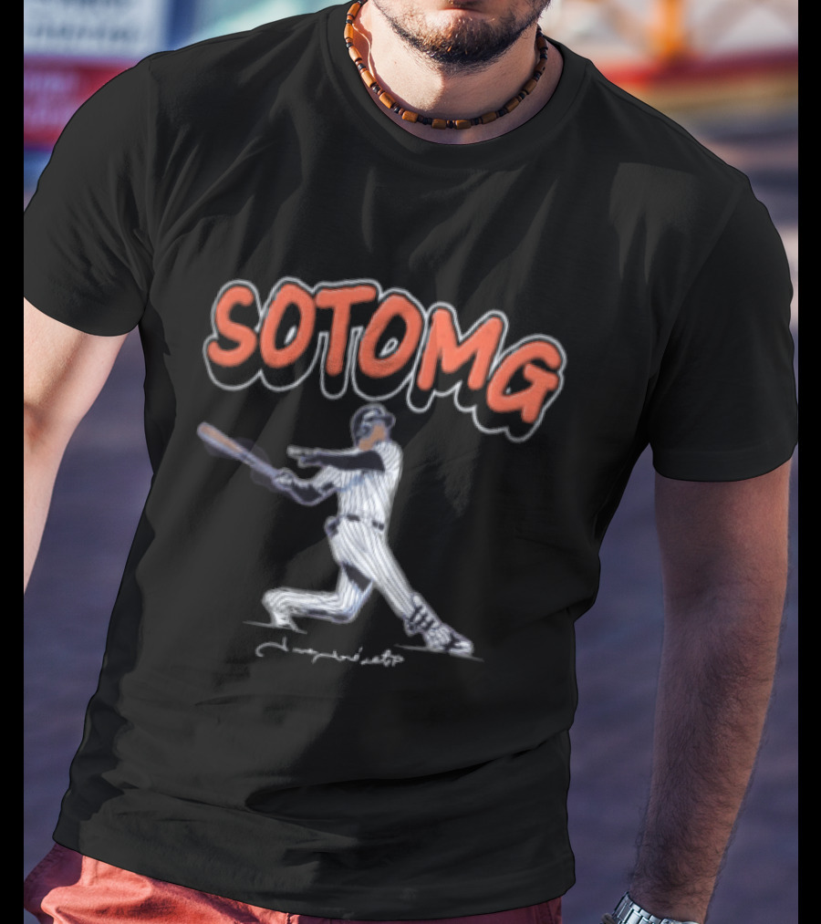 Juan Soto Sotomg New York Mets Baseball MLB Player Yankees Pinstripe Jersey T-Shirt