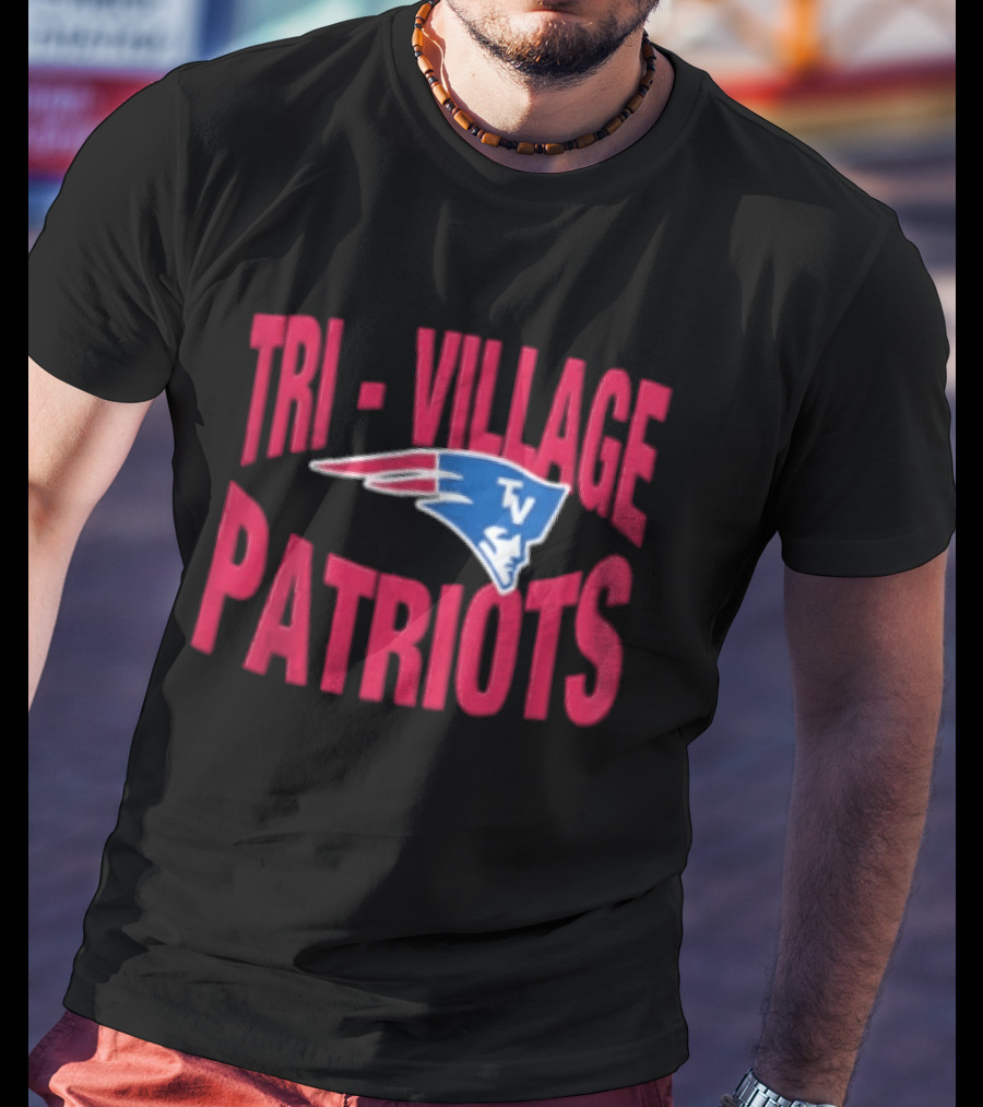 Tri Village Patriots New England Patriots Football 2026 Logo TV T-Shirt
