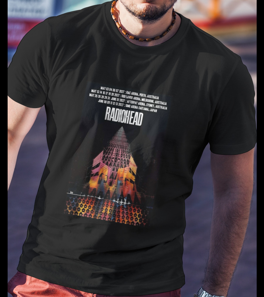Radiohead 2027 Australia And Japan Tour Perth Melbourne Sydney Saitama May June Concert Dates T-Shirt