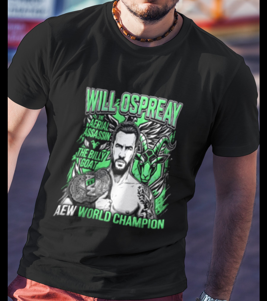 Will Ospreay Aerial Assassin Billy Goat World Champion T-Shirt
