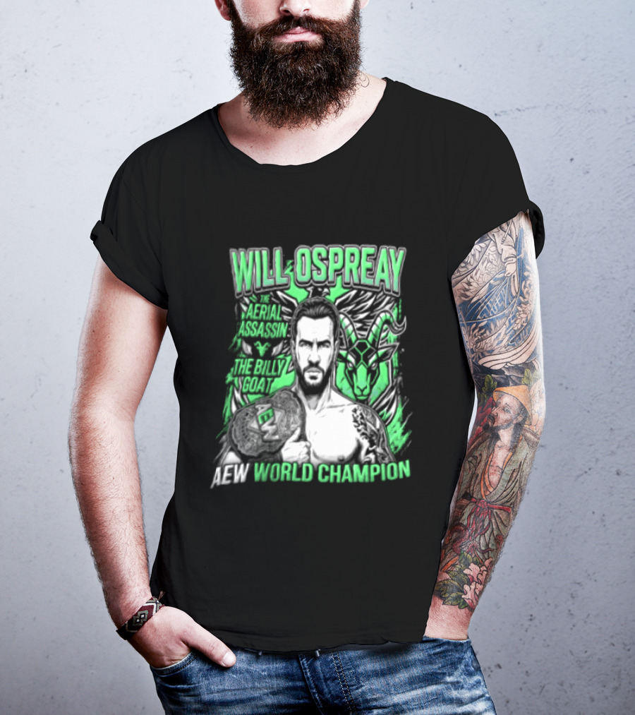 Will Ospreay Aerial Assassin Billy Goat World Champion T-Shirt
