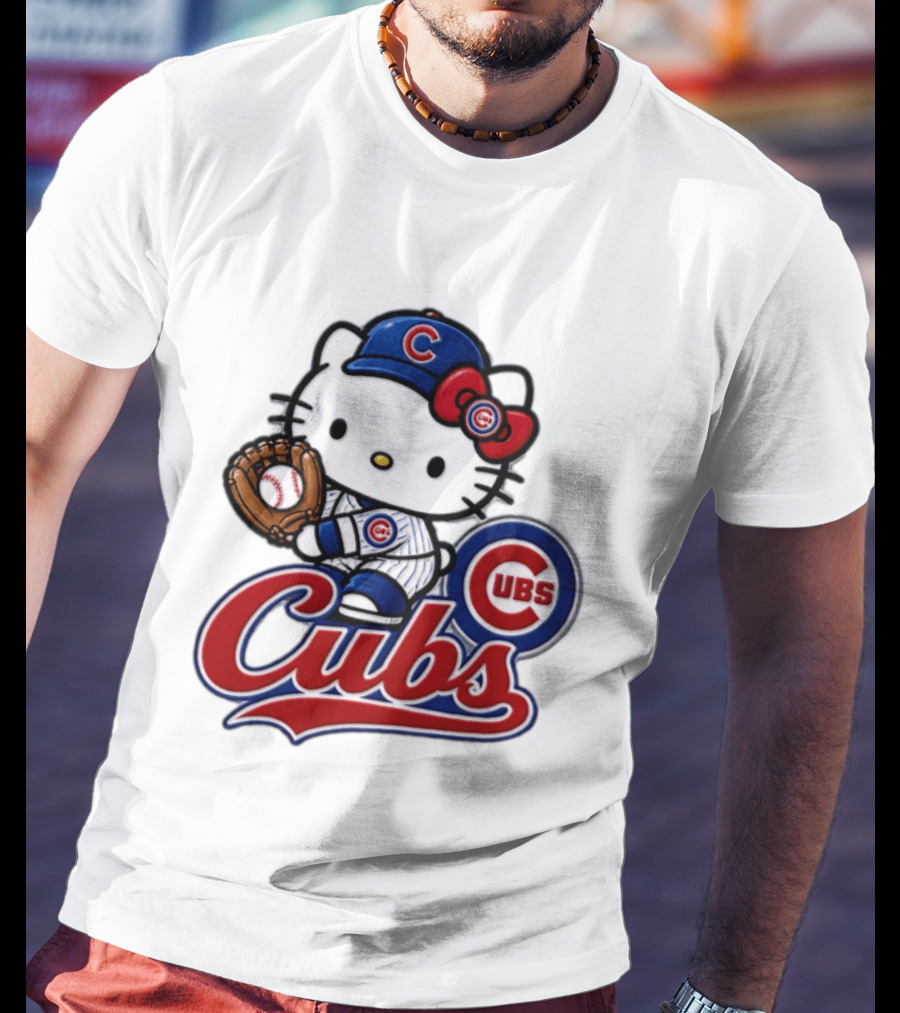 Hello Kitty Cubs 2026 MLB Baseball Chicago T-Shirt