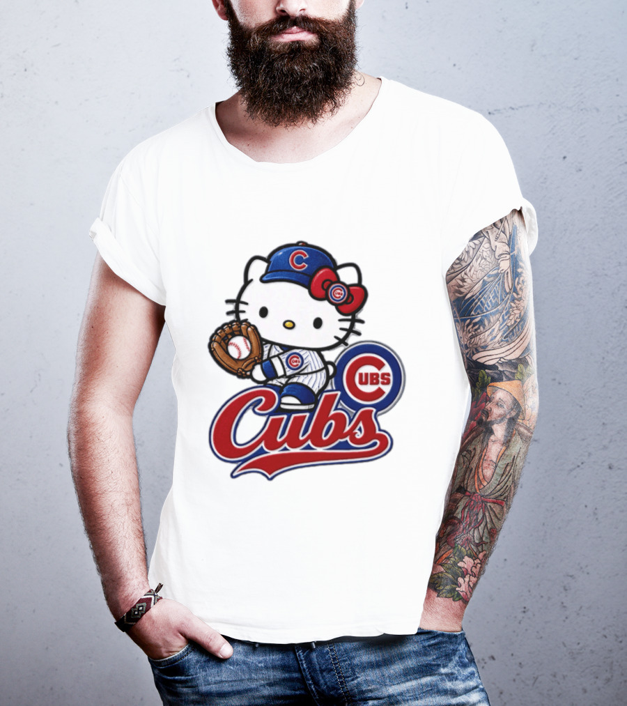 Hello Kitty Cubs 2026 MLB Baseball Chicago T-Shirt