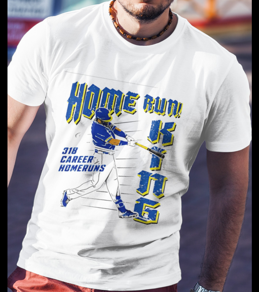 Home Run King 318 Career Homeruns Baseball Player T-Shirt