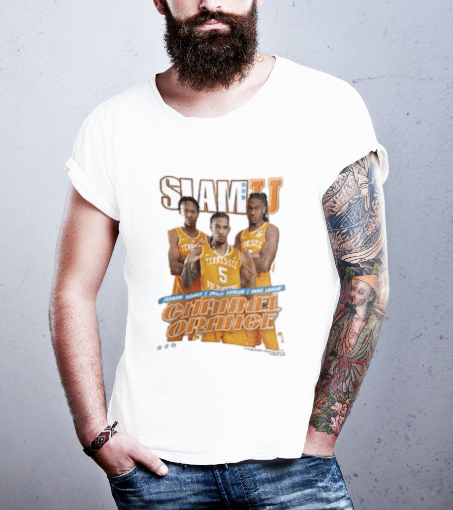Slam University Tennessee Channel Orange Jordan Gainey Zakai Zeigler Chaz Lanier T-Shirt