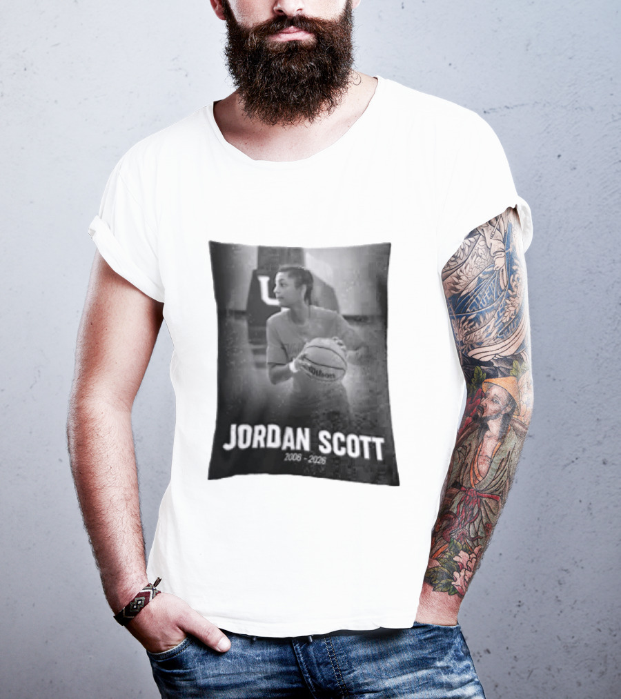 Jordan Scott Basketball Tribute 2006 2026 RIP Memories T-Shirt