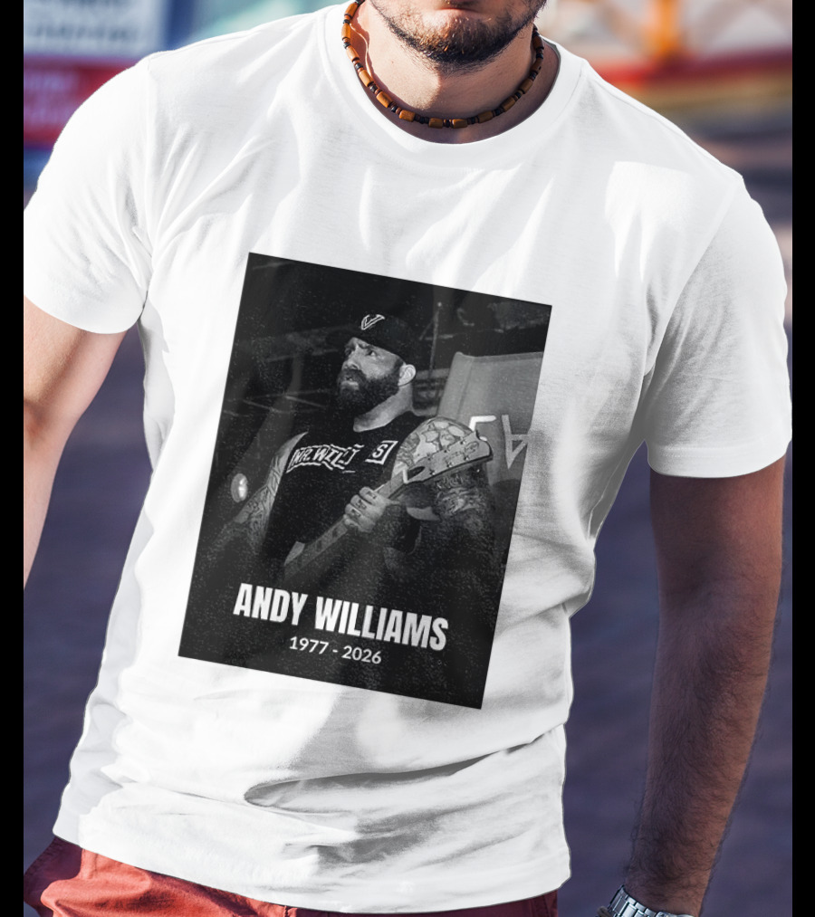 Andy Williams 1977 2026 Every Time I Die T-Shirt