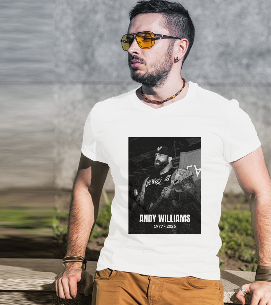 Andy Williams 1977 2026 Every Time I Die T-Shirt