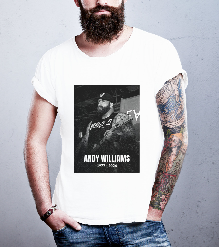 Andy Williams 1977 2026 Every Time I Die T-Shirt