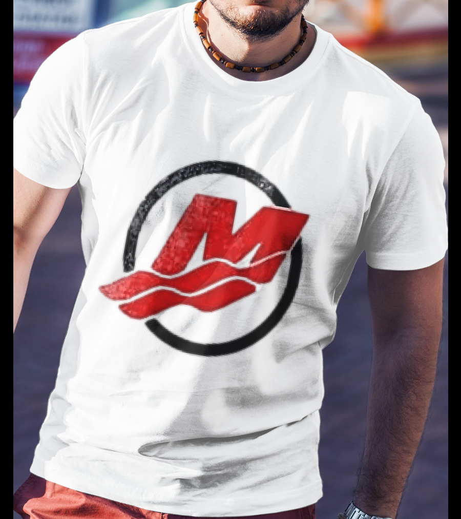 Motorsport Oversized Red M With Wave Racing T-Shirt