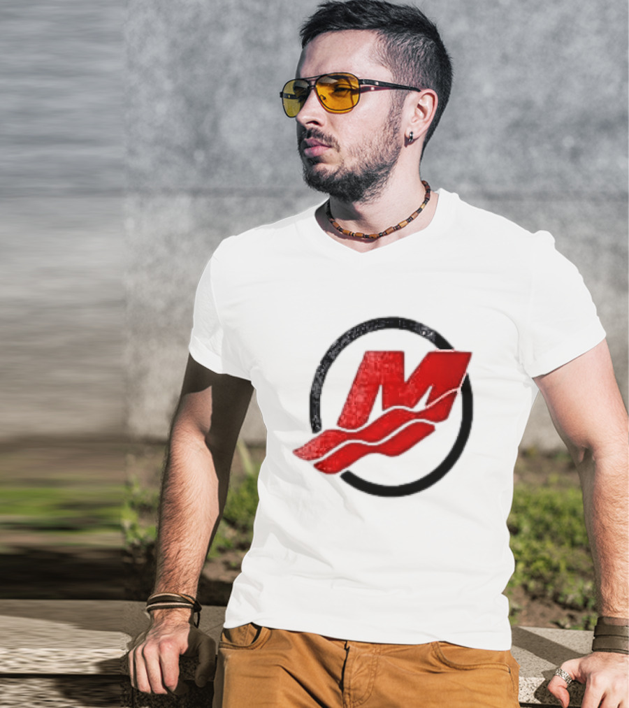 Motorsport Oversized Red M With Wave Racing T-Shirt