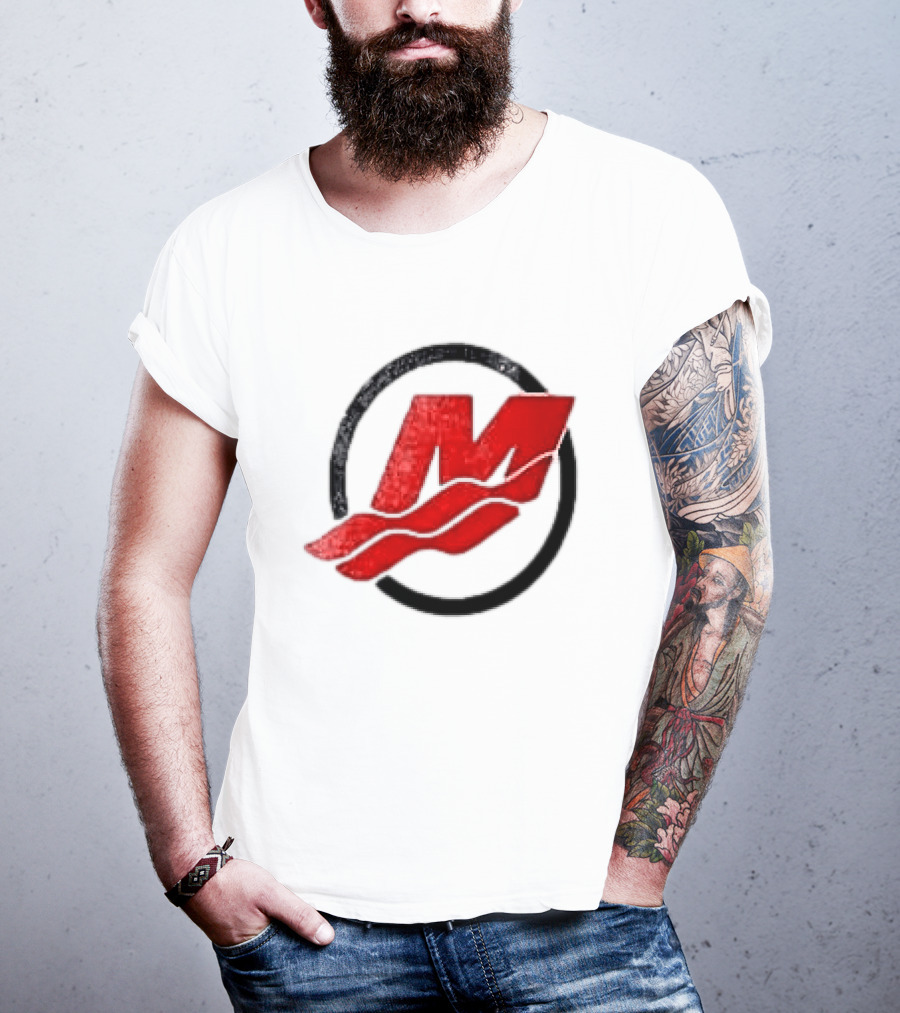Motorsport Oversized Red M With Wave Racing T-Shirt